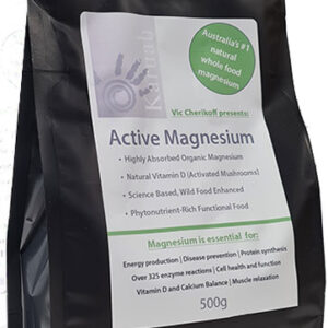500g pouch for 1 month of Karuah Active Magnesium