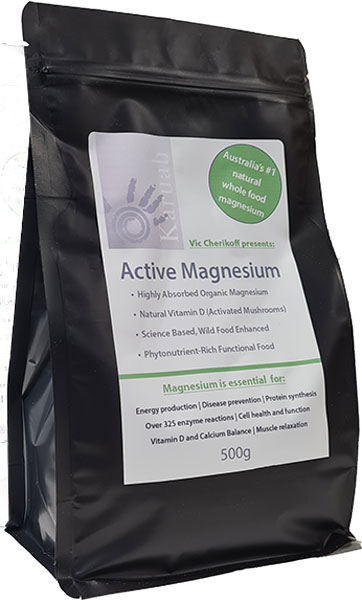 500g pouch for 1 month of Karuah Active Magnesium